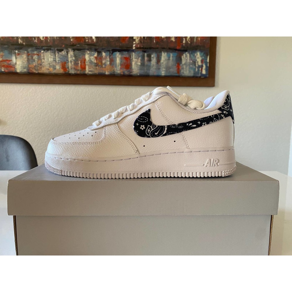 Nike Air Force 1 Low '07 Essential White Black Paisley (W)